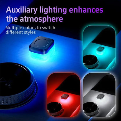 USB Car LED Ambient Light - Multicolor Adjustable Interior Atmosphere Lamp