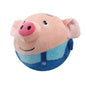 Automatic Plush Bouncing Dog Toy 5.9in (15 cm) Interactive Squeaky Self-Moving Bite-Resistant for Small & Medium Dogs