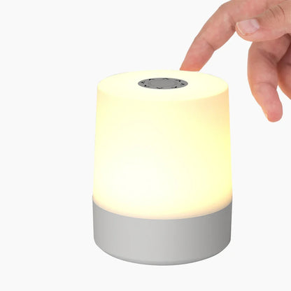 LED Touch Night Light USB Rechargeable 3-Color Dimmable Table Lamp with Remote – Bedside Bedroom Decor