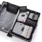6-Piece Travel Packing Cubes Set – Waterproof Oxford Organizer for Women's Clothes & Underwear (Hand Washable)