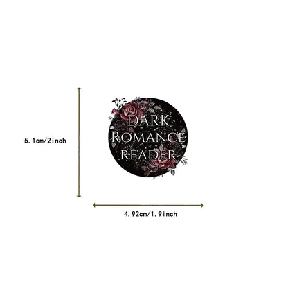 10/30/50pcs Cool Gothic Dark Romance Reader Stickers Decals Laptop Phone Suitcase Fridge Skateboard Waterproof Sticker Kids Toys