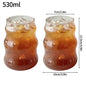 Aesthetic Glass Tumbler 865ml (29.2oz) — Iced Coffee, Latte, Water & Cocktail Cup