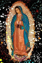 Catholic Art Lady of Guadalupe Wall Art Canvas Painting Retro Religious Decor Picture The Virgin of Guadalupe Poster Home Decor