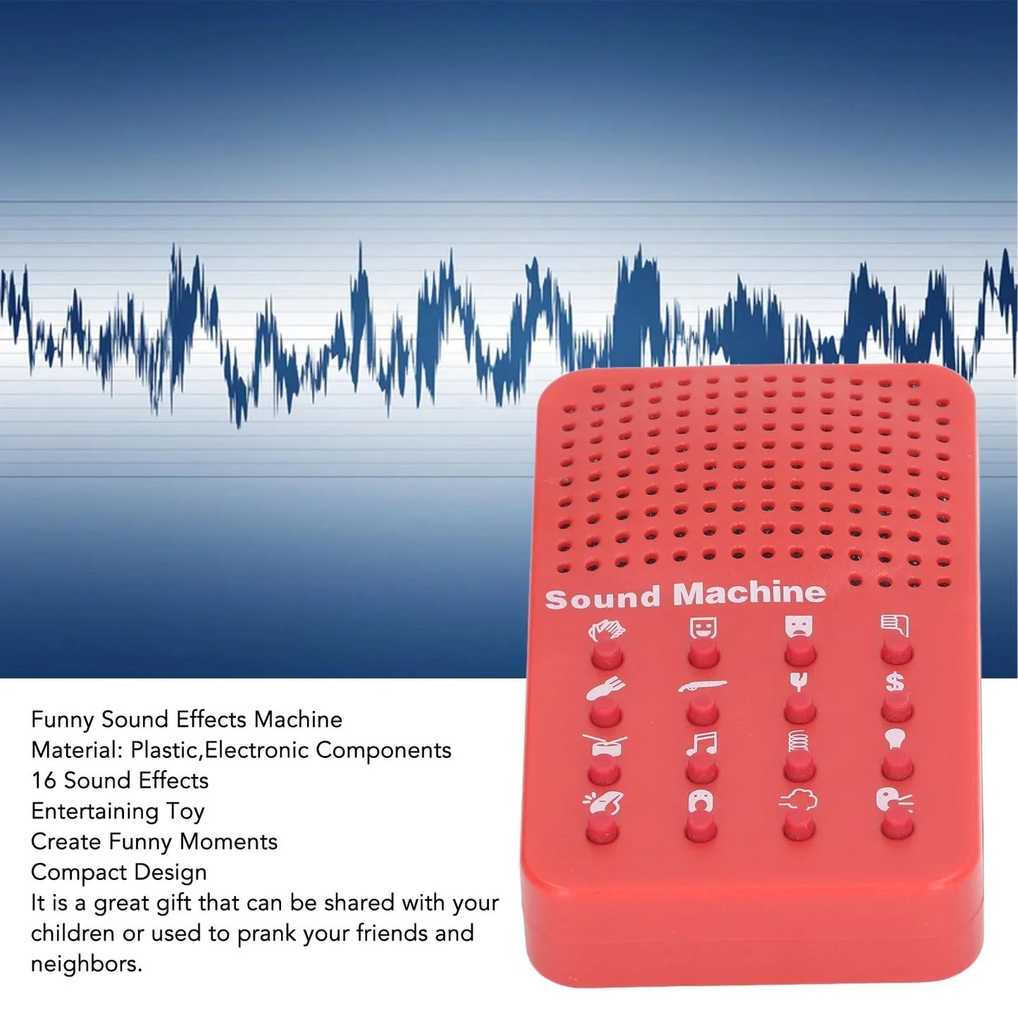 Funny Sound Effects Machine Electronic Funny Sound Machine Interesting  Compact 16 Sound Effects for Daily Life for Family