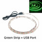 5V USB LED Strip Light Warm & Cool White 1m–5m (3.3–16.4 ft) Waterproof TV Backlight Flexible LED Tape