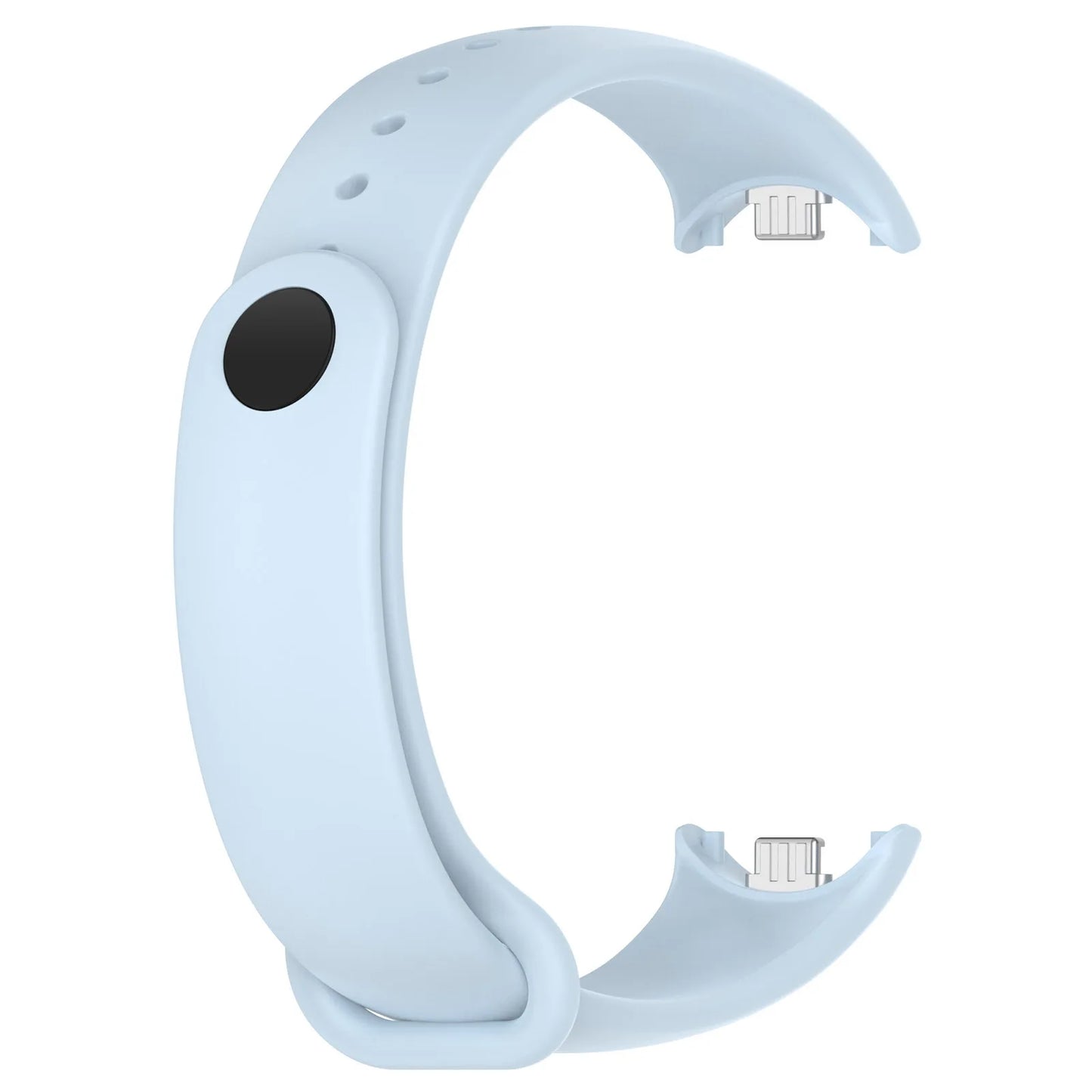 Silicone Sport Strap NFC Rubber Bracelet Replacement for Smart Fitness Bands Unisex