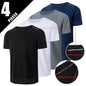 Men's Gradient Quick-Dry Sports T-Shirt Short Sleeve - Running & Fitness Casual Tee
