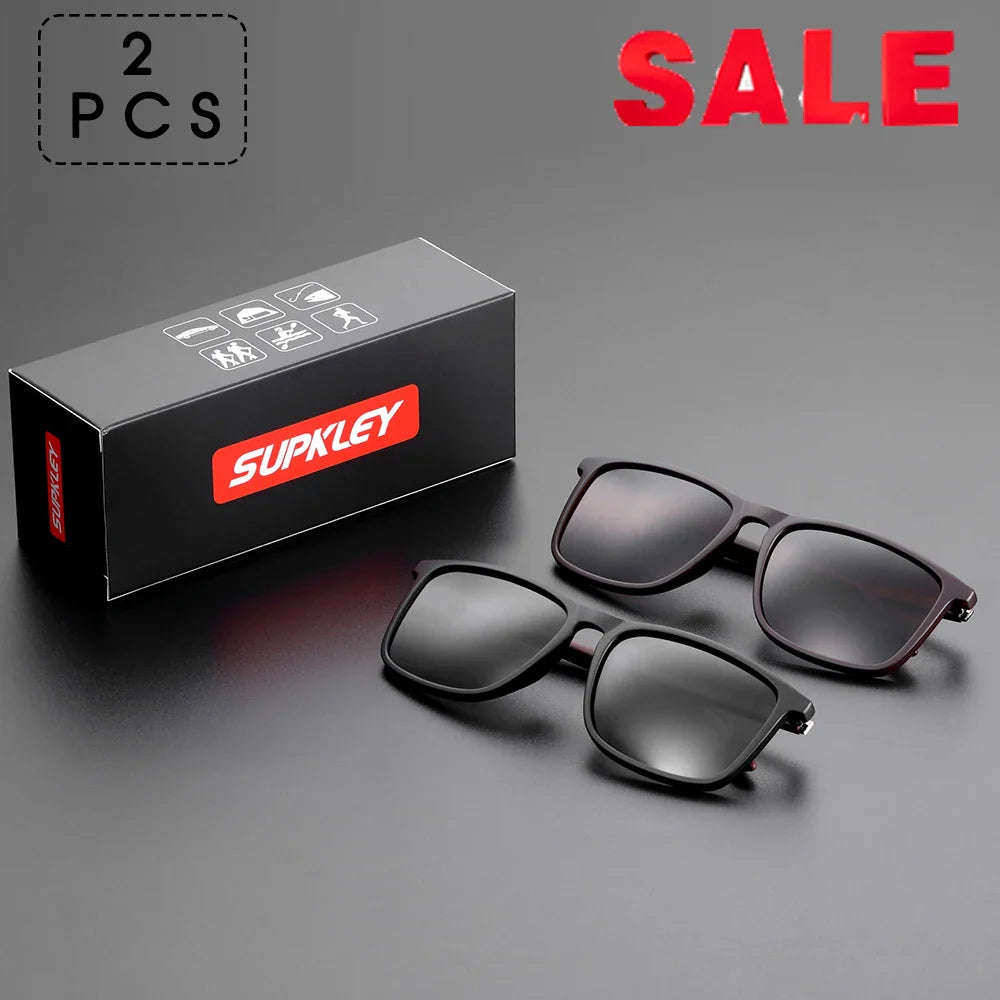 Polarized Sports Sunglasses for Men & Women - UV400 Anti-Glare Unisex Sport Eyewear