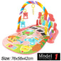 Baby Activity Gym Play Mat with Piano Keyboard 76 x 58 x 42 cm (30 x 23 x 16.5 in) – Musical Infant Play Gym for Newborns 0–36 Months