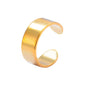 Gold Leaf Ear Cuff Clip-On Earrings for Women — No-Piercing Cartilage Climbers