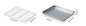 304 Wire Steaming Kebab Barbecue Mesh Rack BBQ Grill Mesh Net Carbon Stainless Steel deep Square Plate cafeteria Storage trays