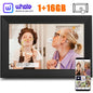 10.1-inch (25.6 cm) Digital Photo Frame 16GB WiFi Touchscreen 1280x800 IPS Auto-Rotate Photo Sharing - Ideal Gift