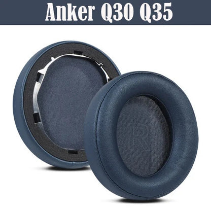 Replacement Memory Foam Ear Pads with Buckle for Over-Ear Headphones – Soft Leather Earmuffs, 1 Pair