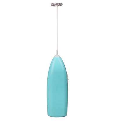 Handheld Electric Milk Frother & Mini Egg Beater Battery-Powered Coffee Mixer
