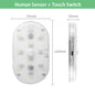 Motion Sensor LED Light 650mAh USB Rechargeable — Wireless Touch Night Light for Car Trunk, Closet & Cabinet