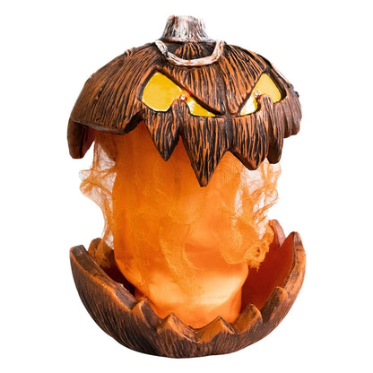 Noise-Activated Halloween Pumpkin Light and Sound Decoration