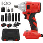 1000 N·m (740 ft-lbs) Cordless Brushless Impact Wrench 20V 1500mAh 1/2 in (12.7 mm) Drive Kit with Fast Charger