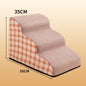 2- & 3-Step Pet Stairs Ramp for Dogs and Cats – Washable Removable Memory Foam Non-Slip Steps