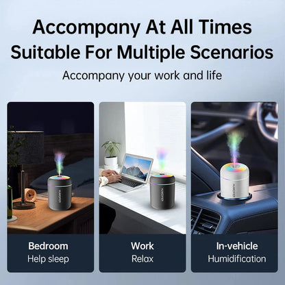 180ML Mini USB Air Humidifier – Aroma Diffuser & Mist Maker