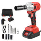 1000 N·m (740 ft-lbs) Cordless Brushless Impact Wrench 20V 1500mAh 1/2 in (12.7 mm) Drive Kit with Fast Charger