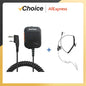 AR-152 PTT Speaker Microphone 2-Pin K-Type Handheld Mic for Two-Way Radios
