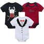 3/6 PCS Baby Cotton Bodysuits Set Short Sleeve Summer Outfits for Newborn Boys & Girls 0–12 Months