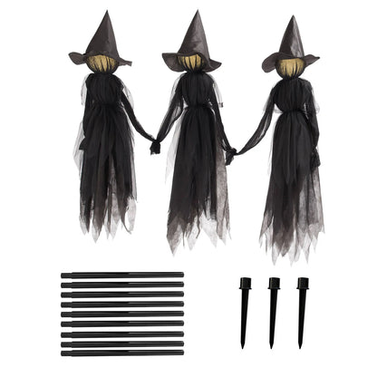 Black Halloween Creepy Cloth Decoration - 23 Style Options