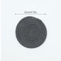 Woven Cotton-Linen Drink Coaster - Heat Resistant, Absorbent Cup Mat for Tabletop Protection