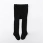 Baby Girl Cotton Knitted Tights Newborn & Toddler Pantyhose Casual White Black