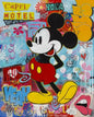 Mickey Mouse Minnie Street Graffiti Canvas Painting Prints Poster Creative Modern Wall Art Pictures Living Room Home Decor