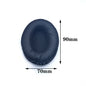 Oval Replacement Ear Pads for Headphones - Leather Foam Cushions, Multiple Sizes (60x70 to 90x110 mm / 2.36x2.76 to 3.54x4.33 in)
