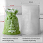 Reusable 3D Silicone Candle Mold 1‑Pack for DIY Candle, Resin & Soap Making - Flexible Non‑Stick