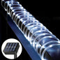 100LED Solar Tube String Light 8 Kinds Of Waterproof Outdoor Led Warm White Copper Wire Light For 2024 Garden Decorative Lights