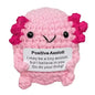 Funny Crochet Positive Inspirational Emotional Support Owl Doll Home Room Decoration Handmade Knitted Owl Desktop Ornament Gift