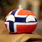 Polandball Countryball Plush Keychain 10 cm (3.9 in) 70 Designs Country Ball Pendant Stuffed Toy for Kids