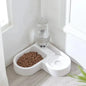 Automatic Dual-Use Pet Bowl for Cats & Dogs — Water Dispenser & Food Basin, 22 x 22 x 16 cm (8.7 x 8.7 x 6.3 in)