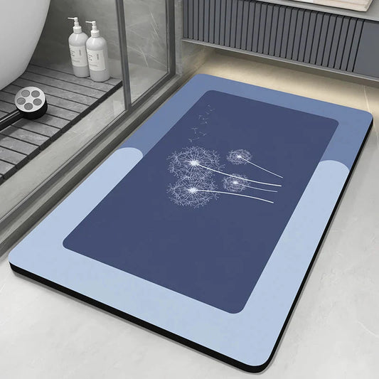 Diatomaceous Earth Bath Mat – Quick-Dry Non-Slip Absorbent Rug