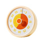 Visual 60-Minute Silent Countdown Timer, Round Kitchen Timer for Time Management & Study