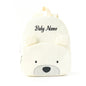 Personalized Toddler Backpack – Cartoon Bear Corduroy Plush with Embroidered Name, Large Capacity Kids Bag