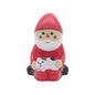 Zakka Figures Christma Janpese Creative Exquisite Matte Christmas Resin Small Decoration Swan Puff Ukulele Sled Sofa Reindeer