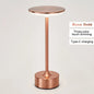 LED Touch Table Lamp USB Rechargeable Dimmable Color-Changing Night Light, Portable Desk Lamp for Bedroom Reading Restaurant Bar