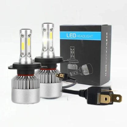12V LED Headlight Bulb 6000K Bright White Automotive Replacement