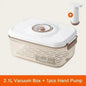 Food Vacuum Storage Box Sealed Kitchen Fresh-Keeping Box Large Capacity Food Transparent Storage Container with Vacuum Pump