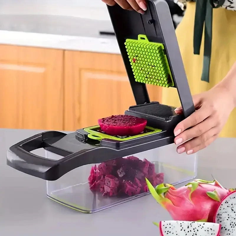 14 piece multifunctional vegetable grater slicer dicer