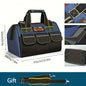 Heavy-Duty Electrician Tool Bag — Multi-Compartment Organizer with Wrench Storage & Reinforced Belt