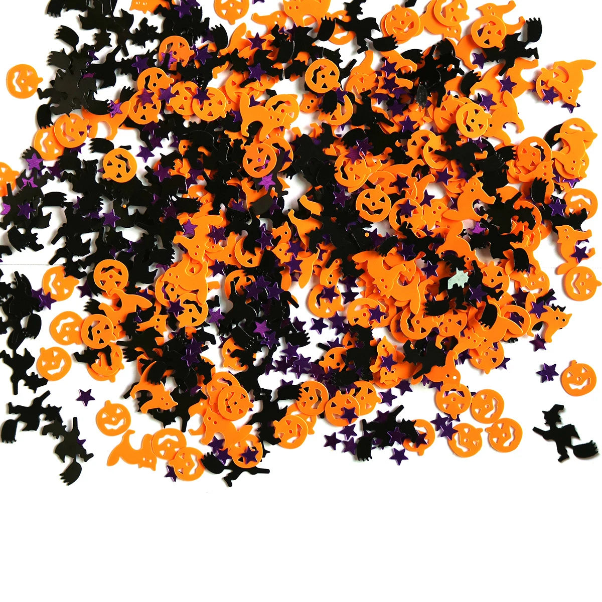 Halloween Table Confetti - Ghost, Cat & Spider Designs
