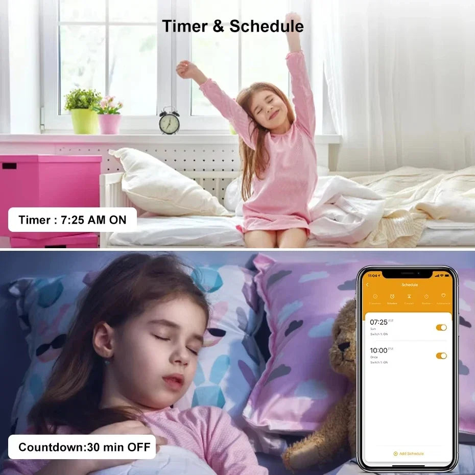 Universal Breaker Timer Wireless Switch Remote Control Works with Tuya Smart Life App Alexa Google Assistant Home DIY Switch