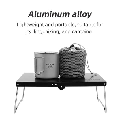 Portable Foldable Camping Table Ultralight Mini MDF Picnic & Coffee Table for Hiking
