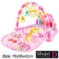 Baby Fitness Play Gym with Music & Piano Mat