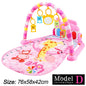 Baby Kick & Play Piano Gym Mat - Musical Tummy Time Activity Playmat for 0-36 Months (30 x 23 x 16.5 in / 76 x 58 x 42 cm)